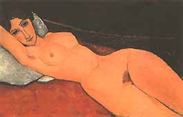 Photo:  Amedeo Modigliani, Nudo sdraiato, 1917